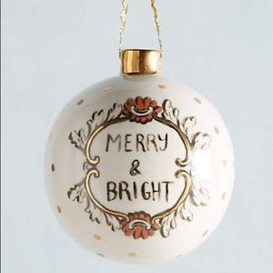 Molly Hatch Ceramic Cheer Ornament
